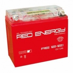 Мото АКБ Red Energy 12-12.1 GEL   (прямая)   (JIS YT12B-BS)