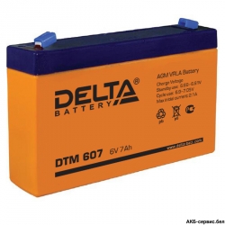АКБ Delta DTM 607 AGM (6В; 7Ач)