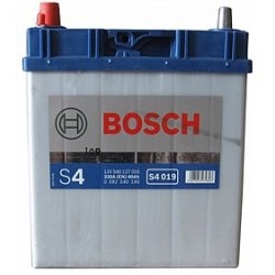 АКБ 6СТ-40 Bosch S4 (уз.кл.) (обр.) (S40 18)  (JIS 38B19L, 40B19L, 42B19L)