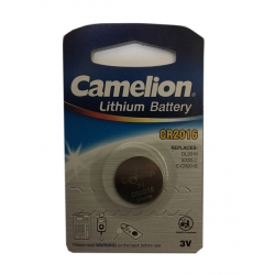 Элемент питания Camelion CR2016 (3В, дисковый, для автосигнализаций)